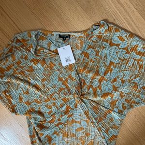 NEW WITH TAGS! Topshop knot front top